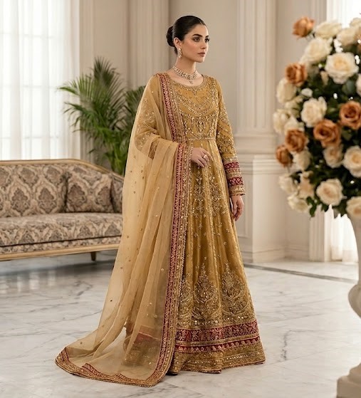 Elegant bridal guest wear